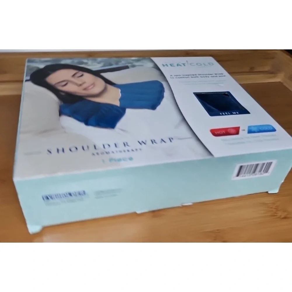 EVRIHOLDER NIB Healing Hot Cold Shoulder Wrap Aromatherapy Weighted Microwavable - Picture 10 of 16
